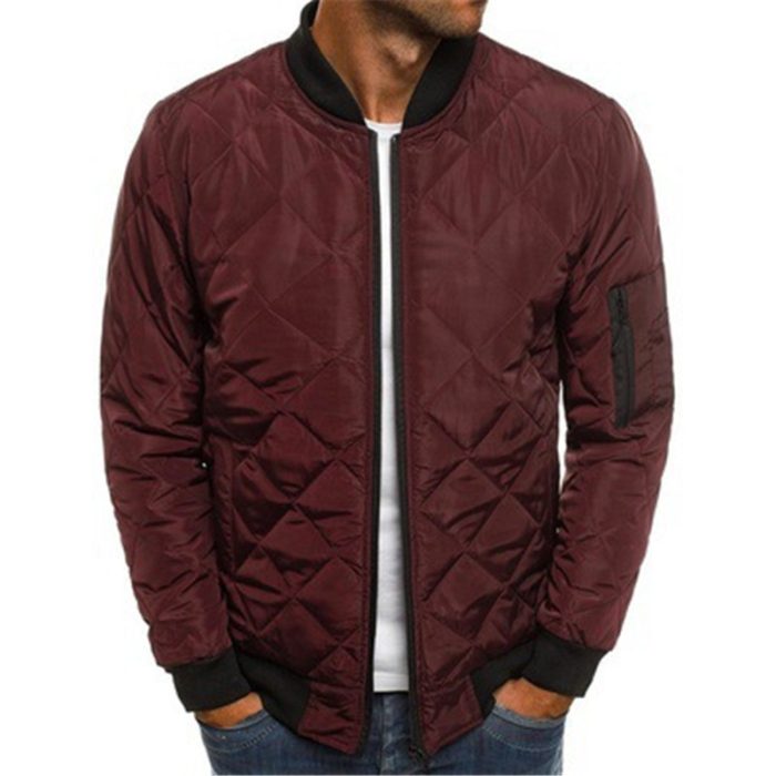 Men's Stand Collar Winter Jacket