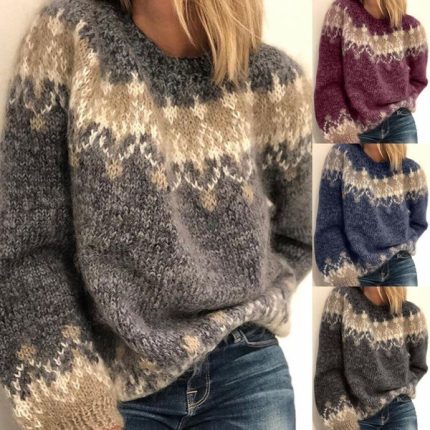 Soft Knit Pullover for Winter