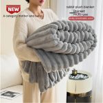 Soft Faux Rabbit Fur Blanket