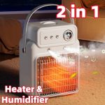 Tabletop Heater with Built-in Humidifier