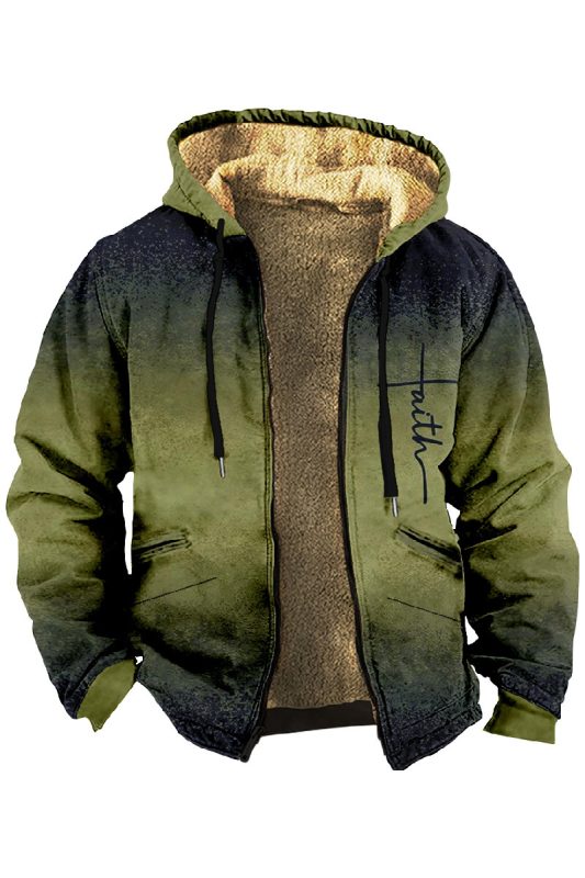 Men's Fleece-Lined Winter Jacket