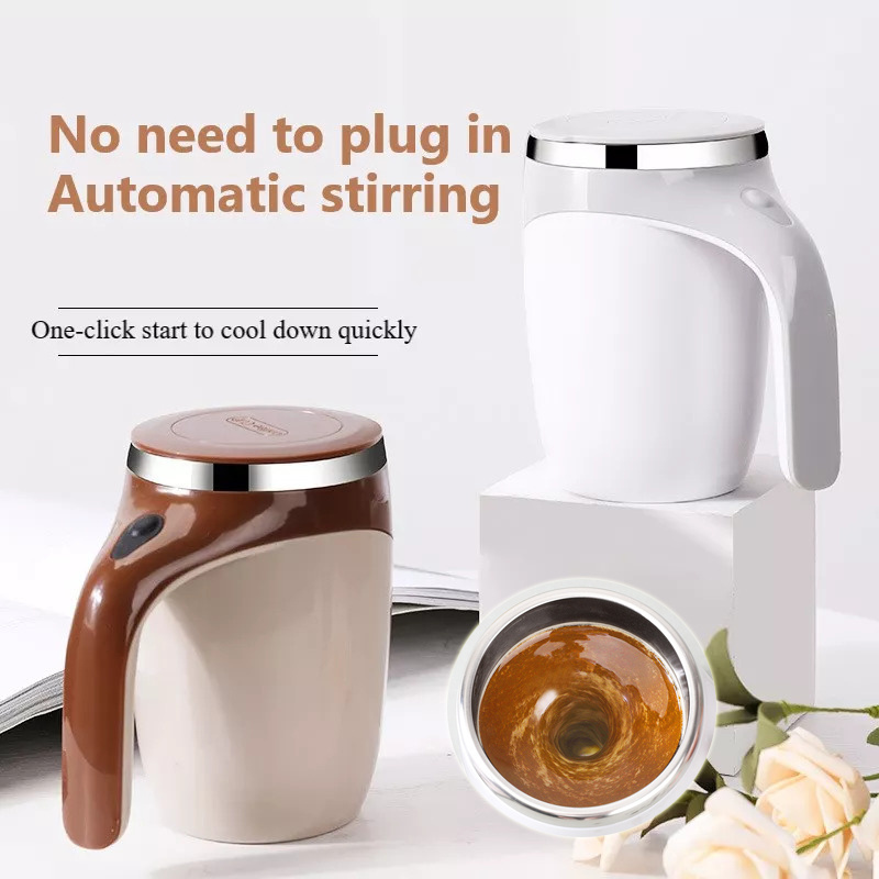 Automatic Stirring Cup for Coffee and Milkshakes10 Magnetic Stirring Mug