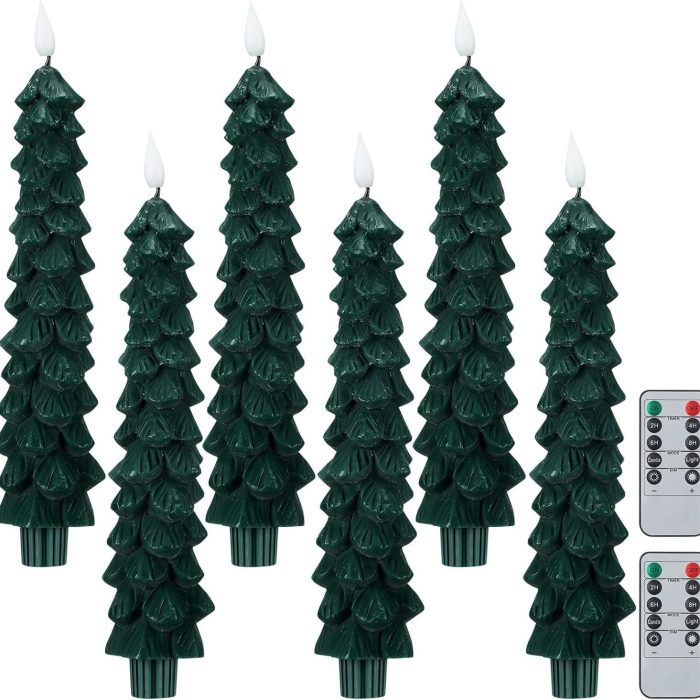 Pine Cone Christmas Candle