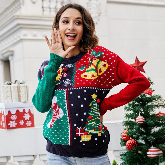 Women’s Cozy Christmas Tree Sweater