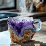 Colorful Gemstone Coffee Cup