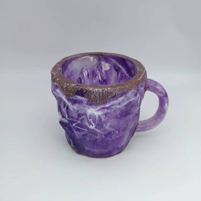 Iridescent Crystal Tea Cup