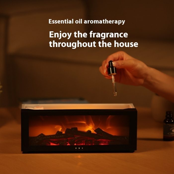 Essential Oil Diffuser with Flame Simulation