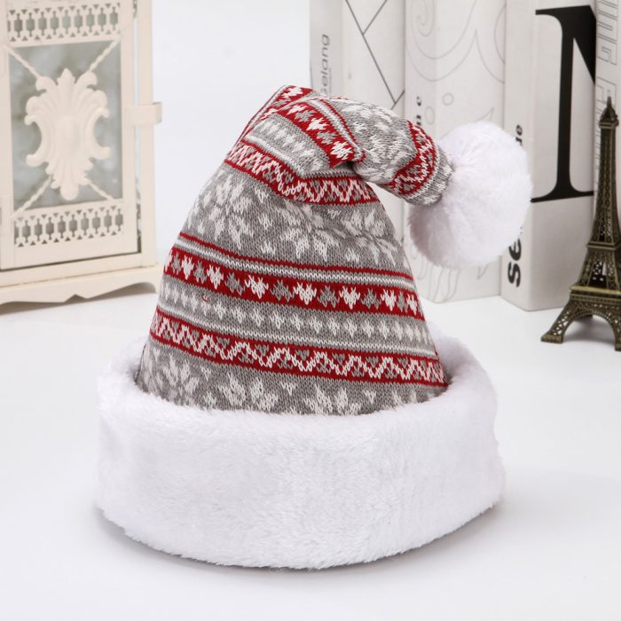 Knitted Christmas Deer Cap
