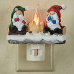 Cute Ghost Nightlight with Flickering Flames