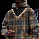 Hooded Sweatshirt for Men with Unique Print Design