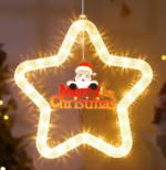 Star-Shaped LED Lights for Merry Christmas