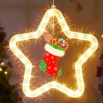 Window and Door LED Star Stocking