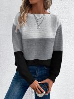 Fashionable Round Neck Sweater for Women