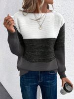 Trendy Round Neck Sweater for Women
