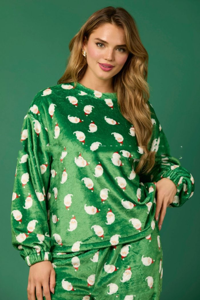 Christmas Sleepwear for Women with Santa Design
