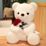 Soft Plush Bear with Rose