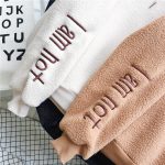 Warm Thick Hooded Fleece Pullover for Ladies