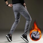 Slim Fit Velvet Pants