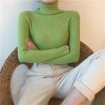 Warm Turtleneck Pullover for Ladies