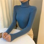 Elegant Women's Turtleneck Jumper