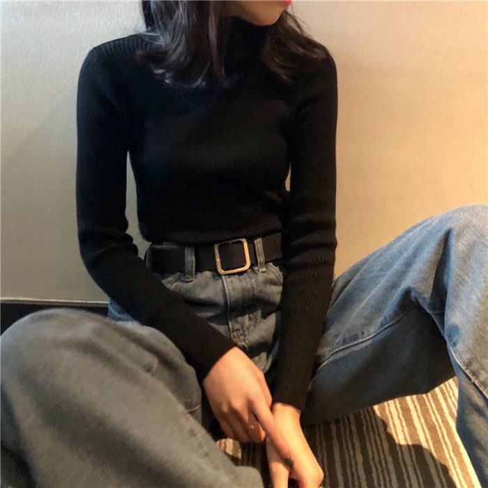 Fashionable Turtleneck Sweater for Her