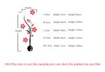 Stylish Acrylic Flower Vase Wall Decor