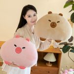 Plush Capybara Decorative Pillow