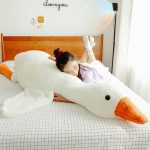 Oversized White Goose Feather Pillow