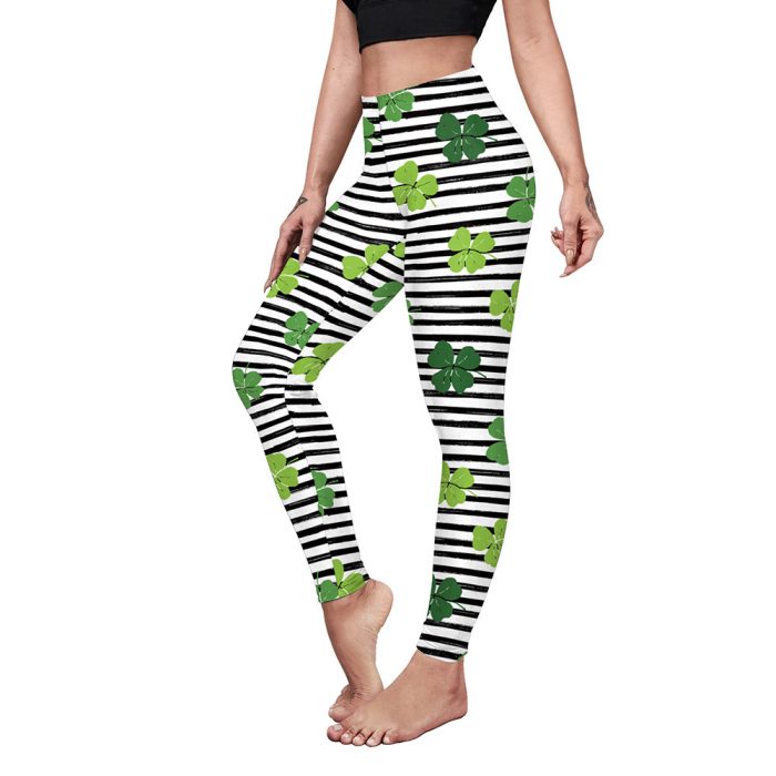 Shamrock Yoga Leggings for Women