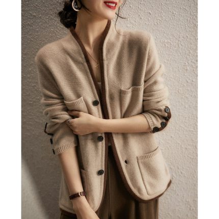 Knit Sweater Cardigan in Korean Fashion