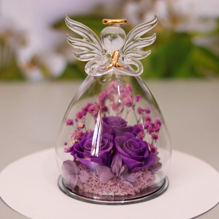 Angel-Themed Floral Arrangement Box