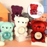 Elegant Keepsake: Teddy and Eternal Flower