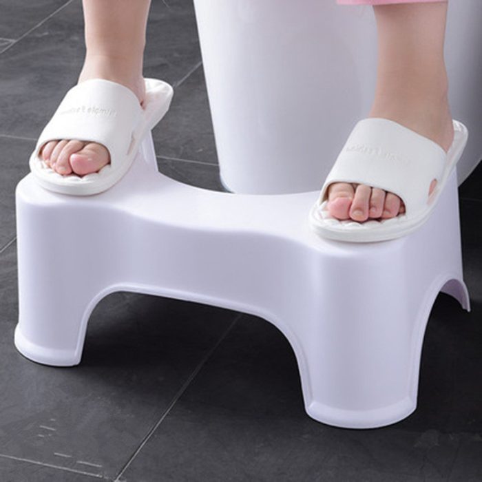Plastic toilet stool