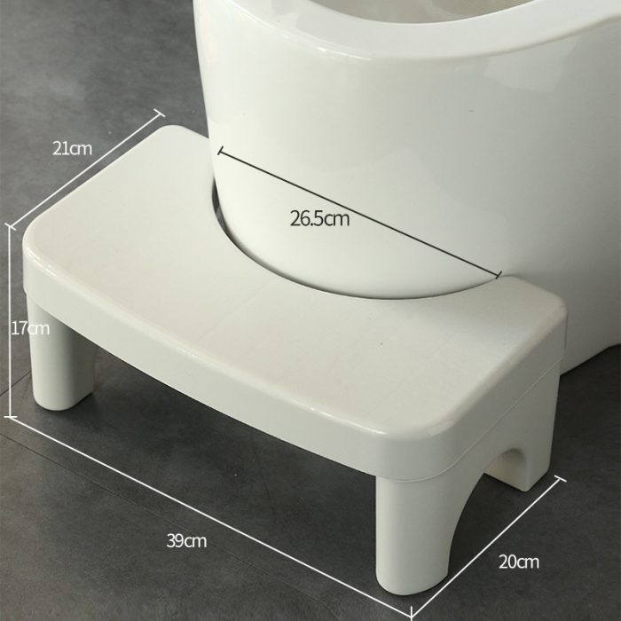 Space-saving toilet stool