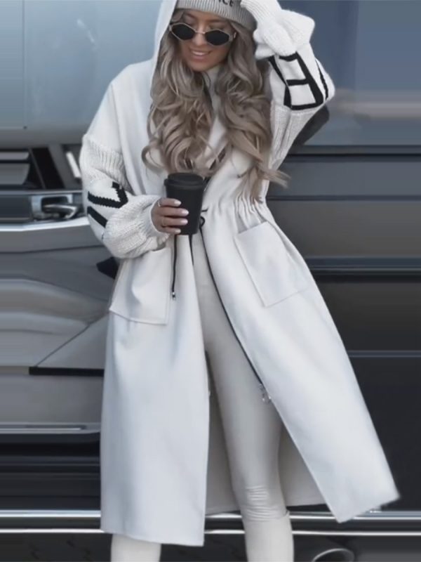 Women's Long Hooded Windbreaker