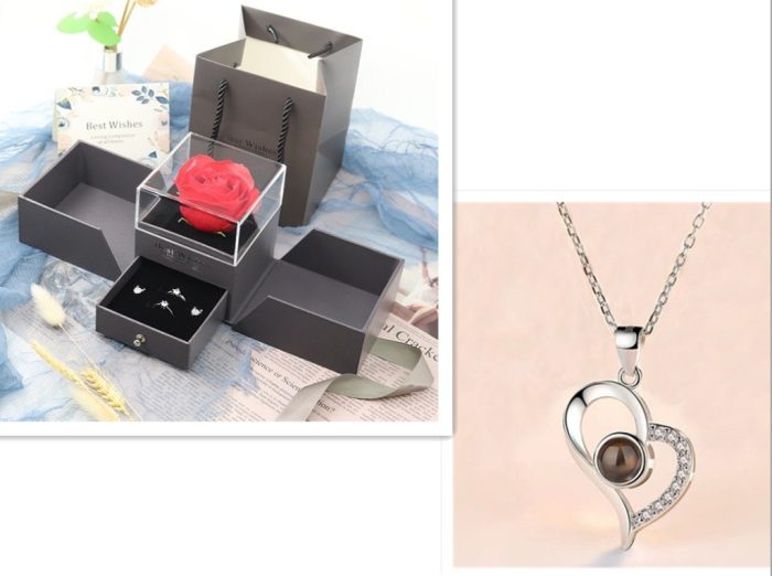 Timeless Rose Jewelry Container