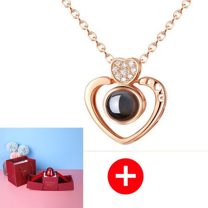 Romantic Gesture with Metal Rose