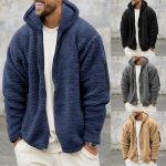 Stylish Mid-Length Hooded Coat
