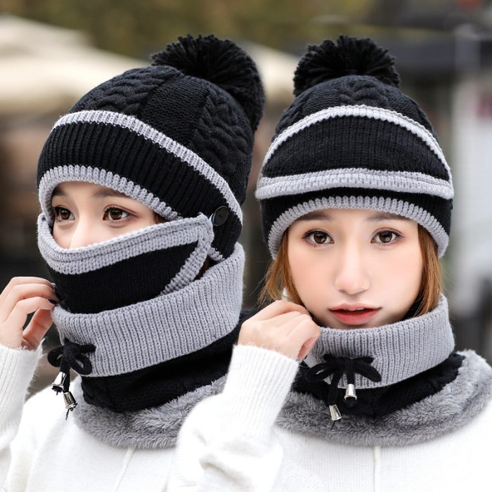 Cozy Knit Beanie and Scarf Pair