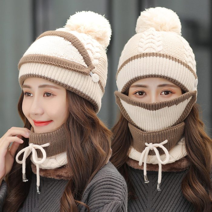 Stylish Winter Hat and Scarf Set