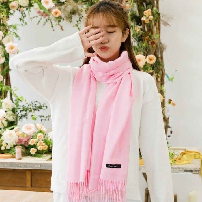 stylish Pure Color Scarf