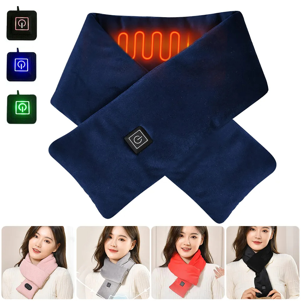 USB Heated Scarf with Three Temperature Settings16 USB Heated Pashmina Scarf