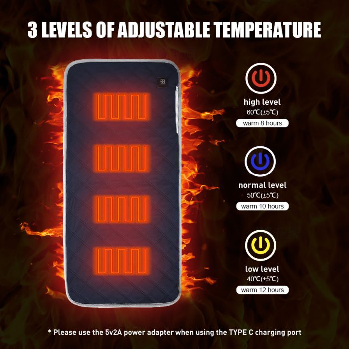 USB Powered Warm Sleeping Bag Cushion