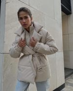 Chic Winter Coat for Women with Lapels