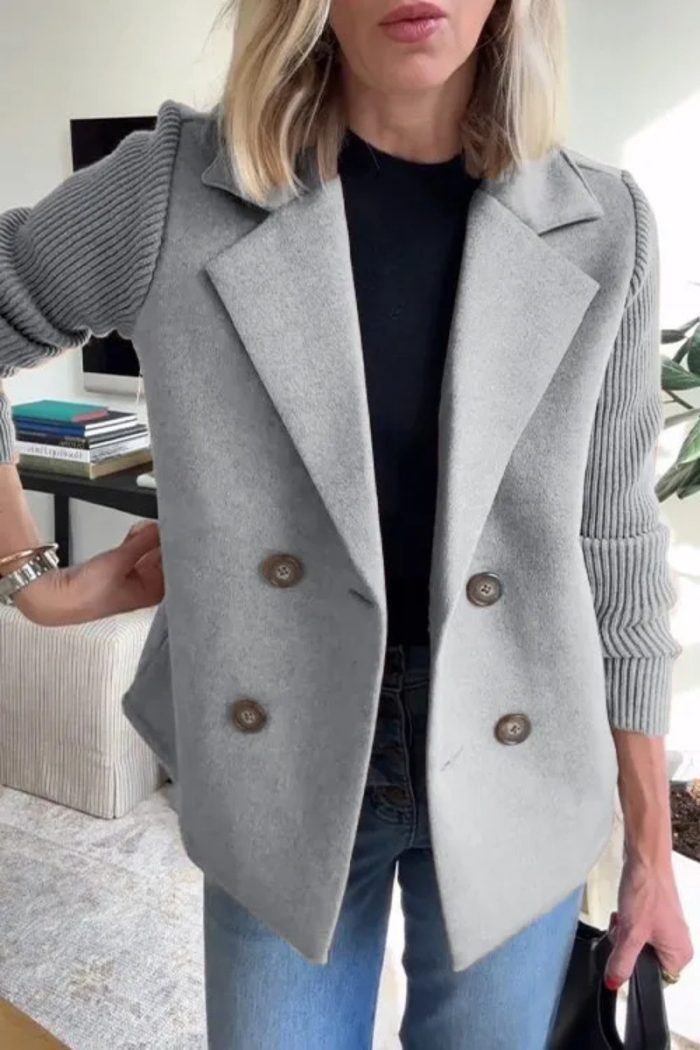 Fashionable double breasted outerwear