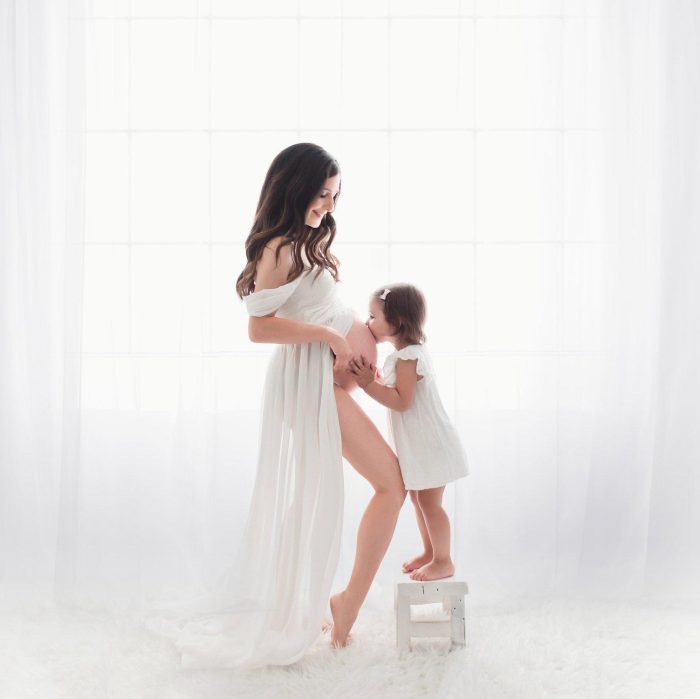 Flowing Maternity Gown