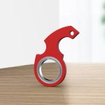 Keychain fidget spinner