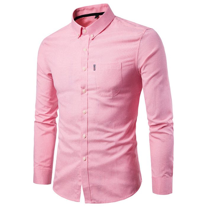 Slim fit long sleeve shirt