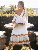 embroidered dress