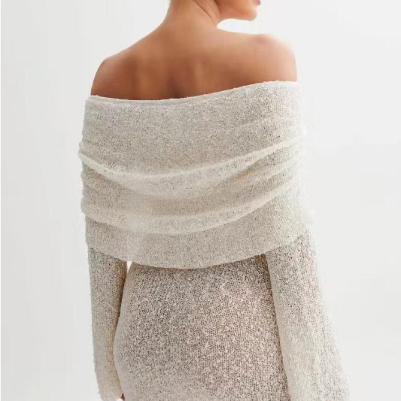 hollow out mini dress